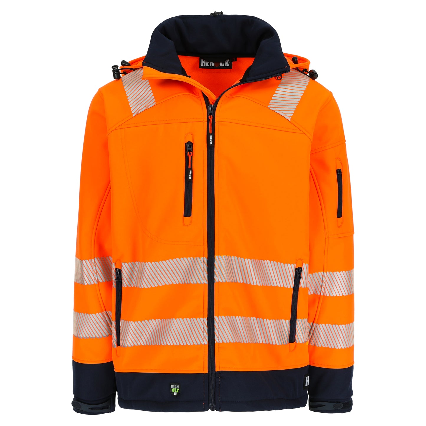 HEROCK Gregor Softshell Jas – High-Visibility, Heren