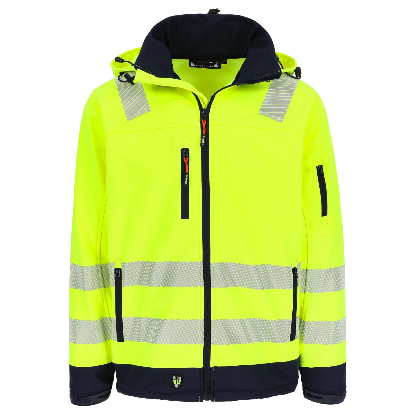 HEROCK Gregor Softshell Jas – High-Visibility, Heren