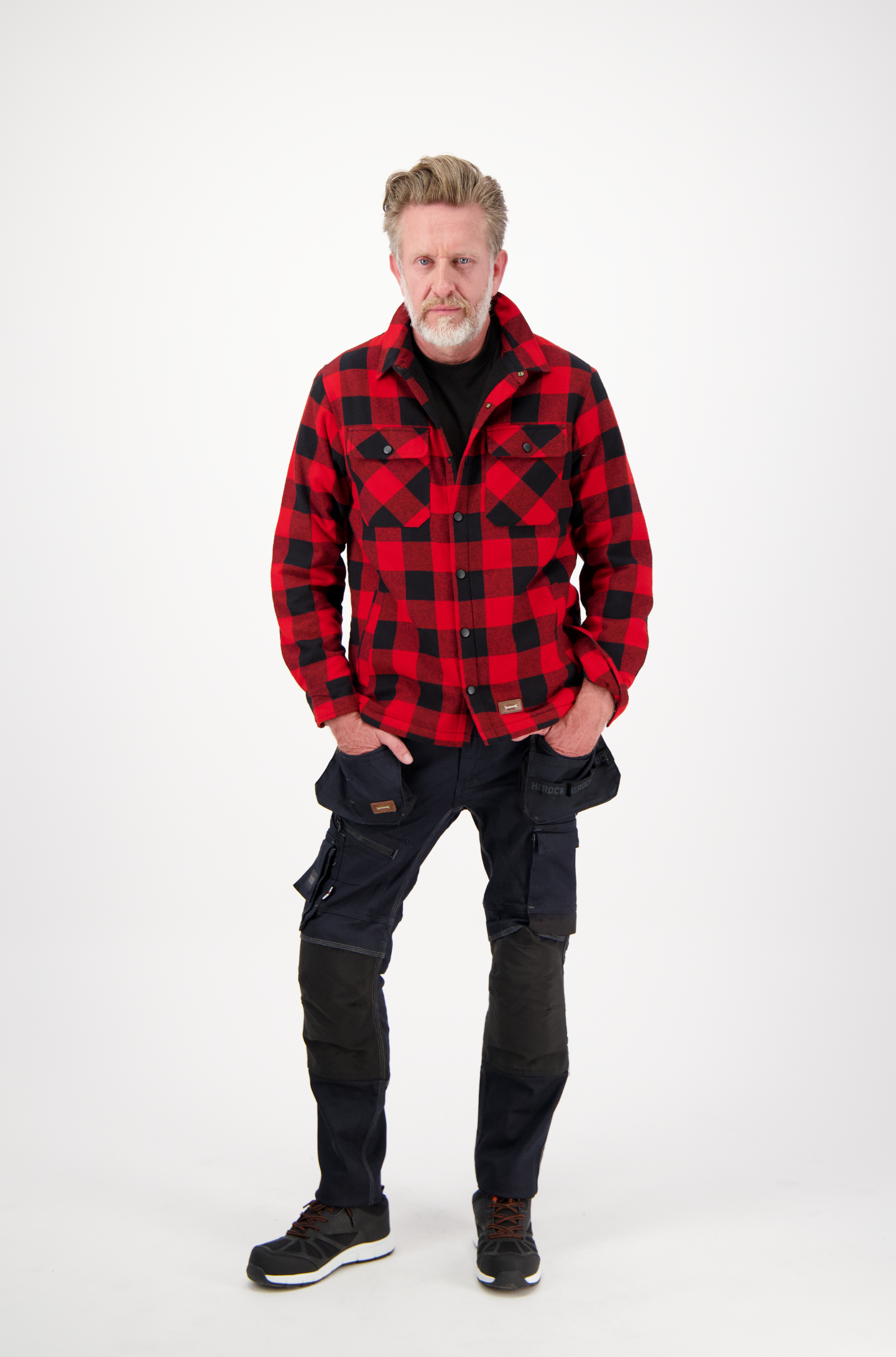 HEROCK Puro Jas – Flanel met Sherpa-voering, Heren