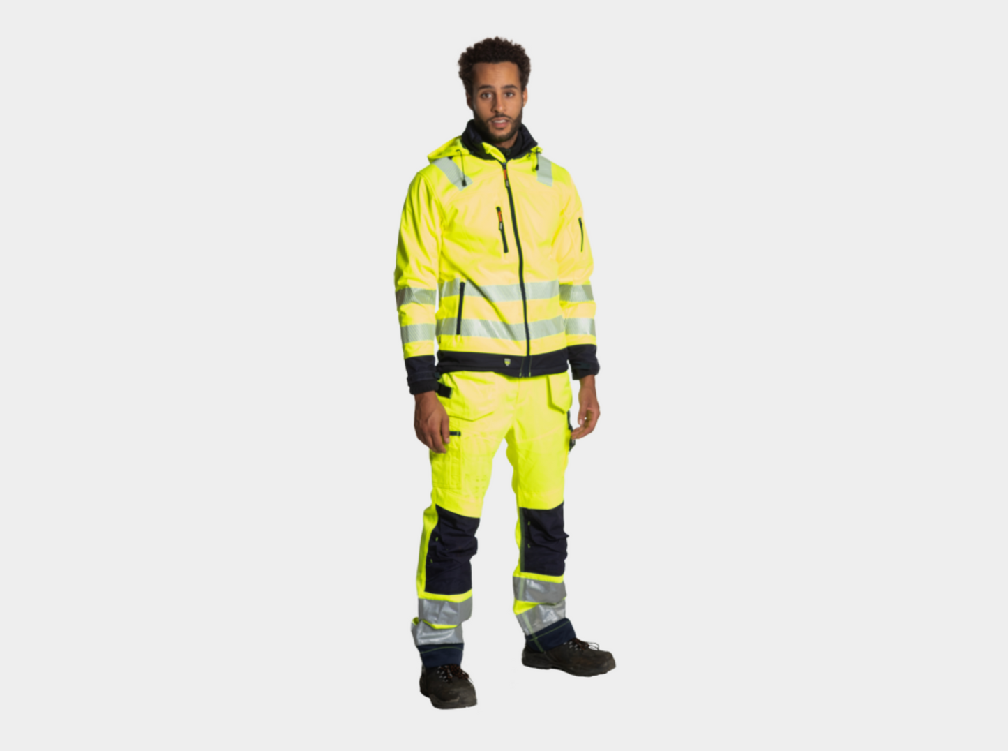 HEROCK Gregor Softshell Jas – High-Visibility, Heren