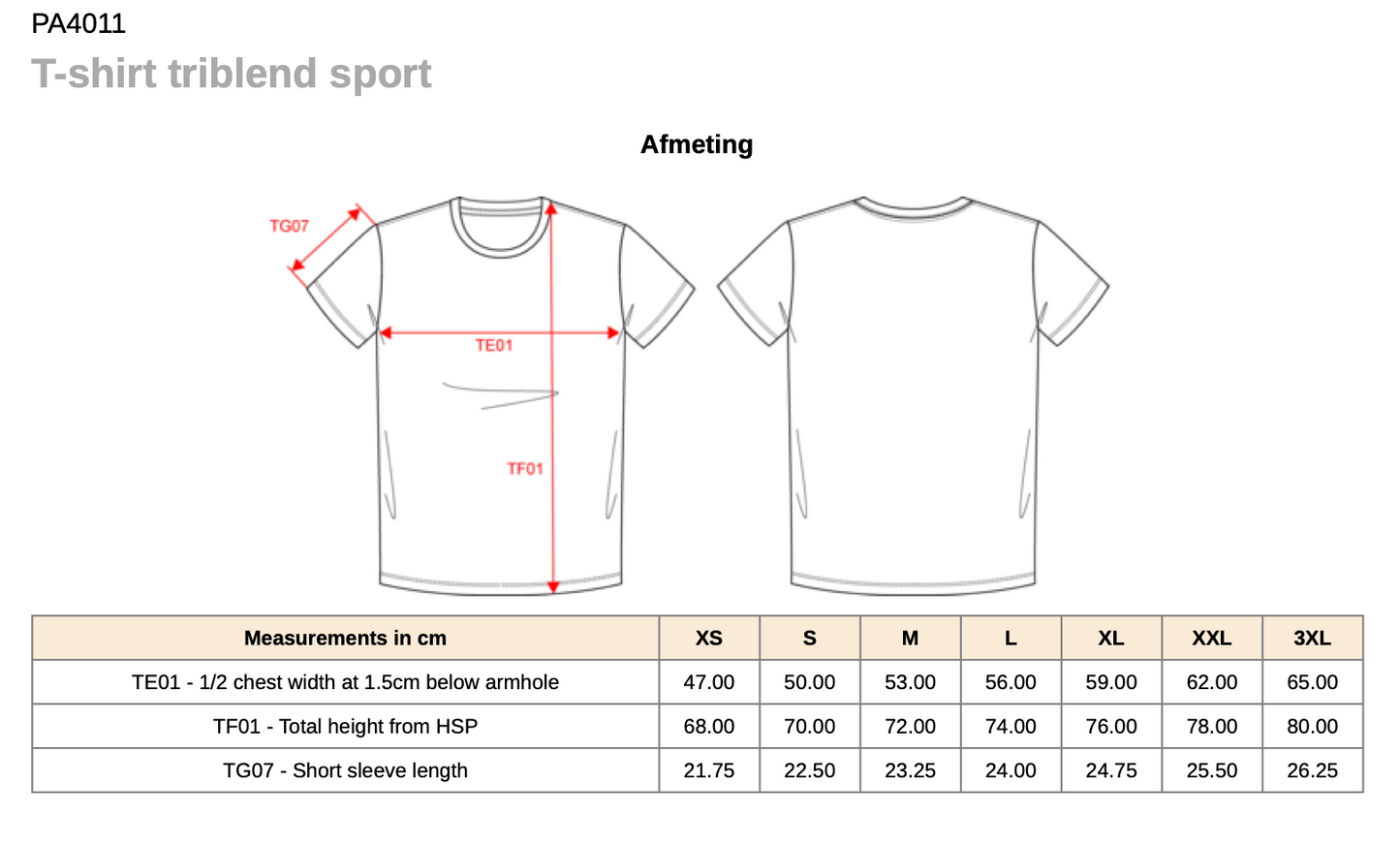IB PA4011 Triblend (Heren)