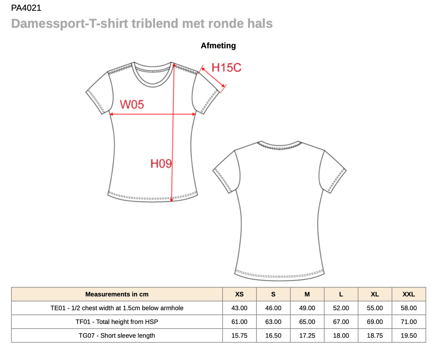 IB PA4021 Triblend (Dames)