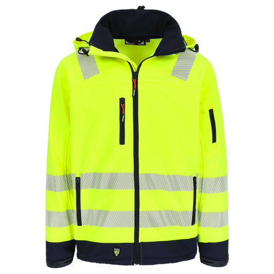 High Viz Softshell Jas (Heren)