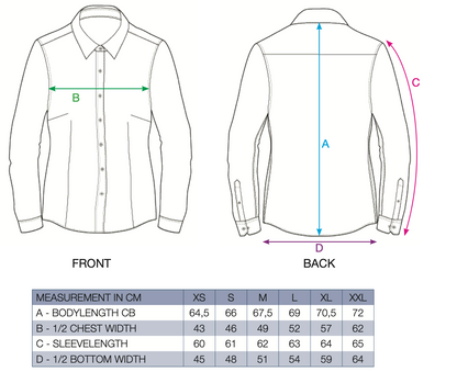 IB Stretch Overhemd L/S (Dames)