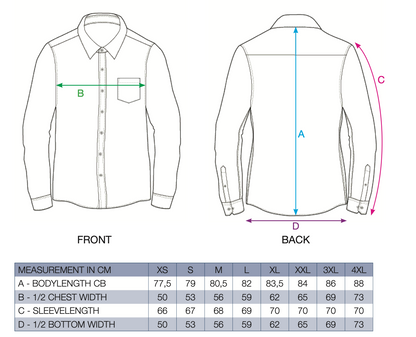 IB Stretch Overhemd L/S (Heren)