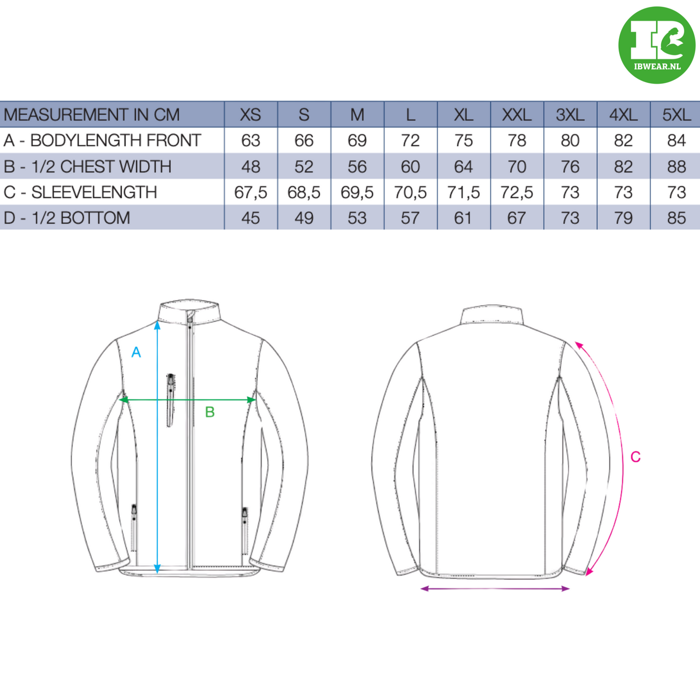 3-Laags Softshell Jas (Heren)