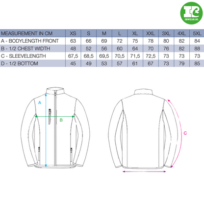 3-Laags Softshell Jas (Heren)